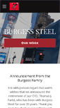 Mobile Screenshot of burgesssteel.com