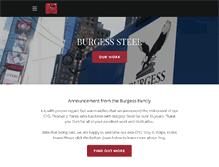 Tablet Screenshot of burgesssteel.com